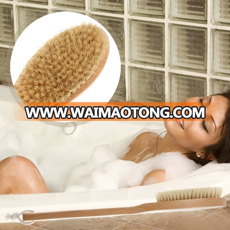 Wood Brush Bath Brush For Dry Skin Brushing