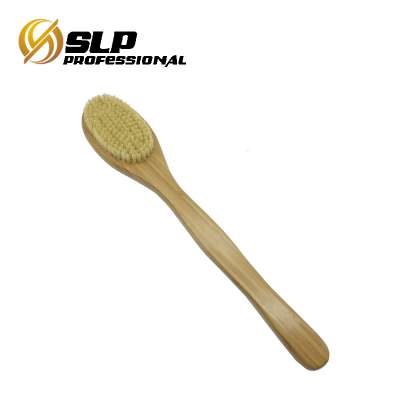 Wooden brush Bamboo dry body brush with cactus bristle, vegan body brush for dry brushing